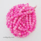 Mottled Glass Beads 8mm - Light Pink - 1 String