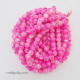 Mottled Glass Beads 8mm - Light Pink - 1 String