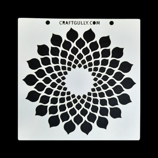 Stencils #153 - 6x6 Inches - Mandala