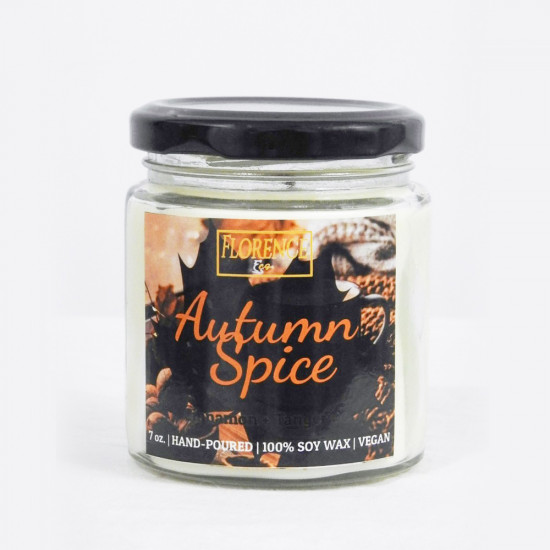 Autumn Spice Scented Soy Wax Candle - 200gms
