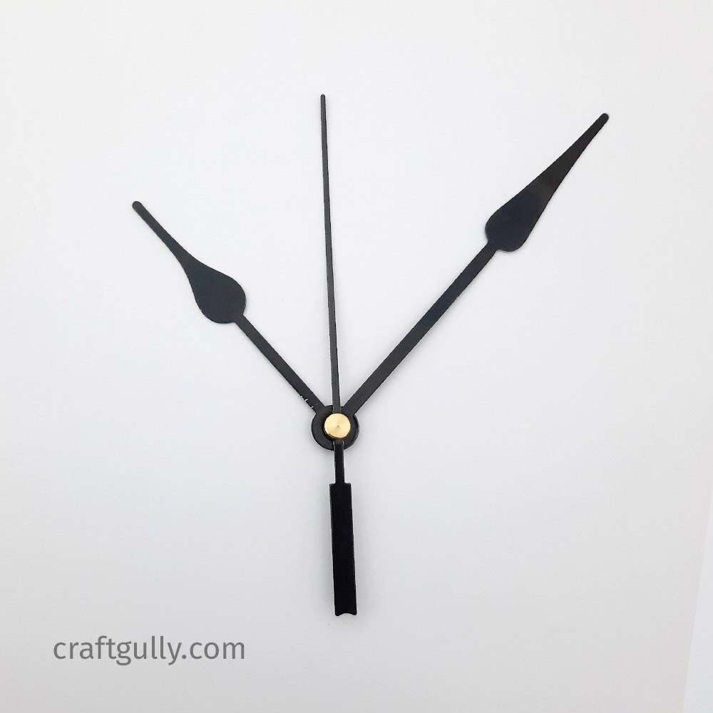 Buy Black Clock Hands Clock Making Online. COD. Low Prices. Free