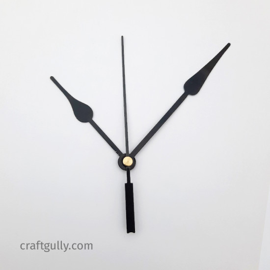 Clock Hands #6 - Black - Set Of 3 Hands