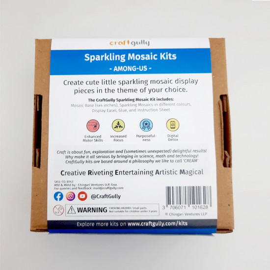 Sparkling Mosaic Kits - Among Us