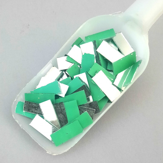 Cut Mirrors 20mm - Rectangle - 50gms/ 115 Pcs Cut Mirrors 20mm - Rectangle - 50gms/ 115 Pcs