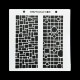 Stencils #163 - 6x6 Inches - Geometric Columns