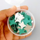 Cut Mirrors 19mm - Flower #1 - 50gms/ 140 Pcs