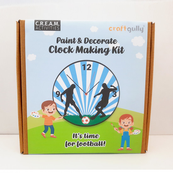 Clock Making Kit - Football Theme