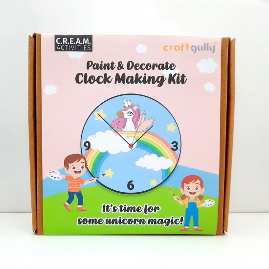 Clock Making Kit - Unicorn Theme