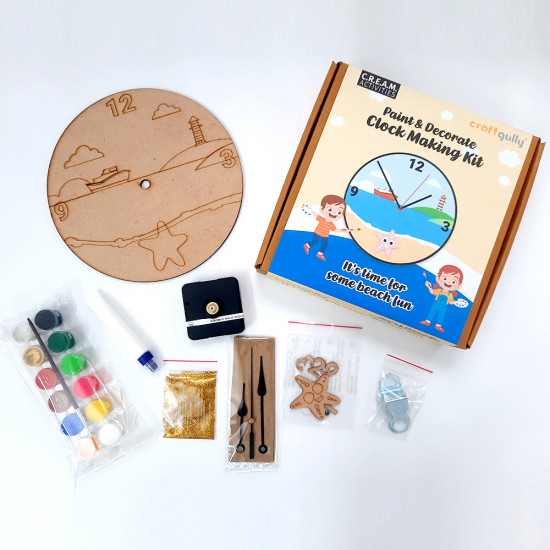 Clock Making Kit - Beach Theme