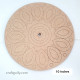 Pre Marked MDF Clock Base #4 - Round 10 Inches - 1 Piece