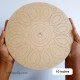 Pre Marked MDF Clock Base #4 - Round 10 Inches - 1 Piece