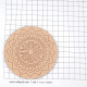 Pre Marked MDF Coasters #7 - 98mm Round - Pack of 2