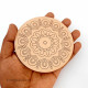 Pre Marked MDF Coasters #8 - 98mm Round - Pack of 2