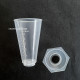 Measuring Cup With Stand - Transparent - 1 Set