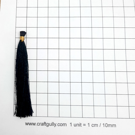 Tassels #14 - 75mm Black - 12 Tassels