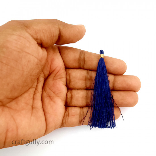 Tassels #15 - 80mm Navy Blue - 12 Tassels