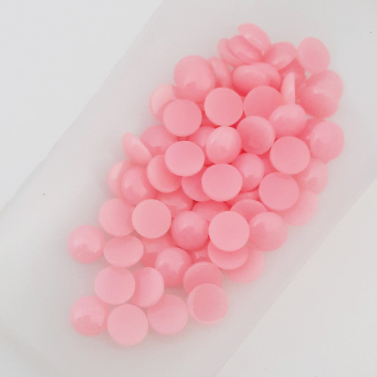 Flatback Accents 8mm Round - Blush Pink - 10gms/ 80 Pcs