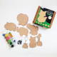 Fridge Magnets Kit - Wild Animals Theme