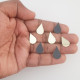 Cut Mirrors 16mm - Drop Golden - 50gms/185 Pcs