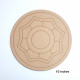 Pre Marked Lippan MDF Base #3 - 10 Inches Round - 1 Piece