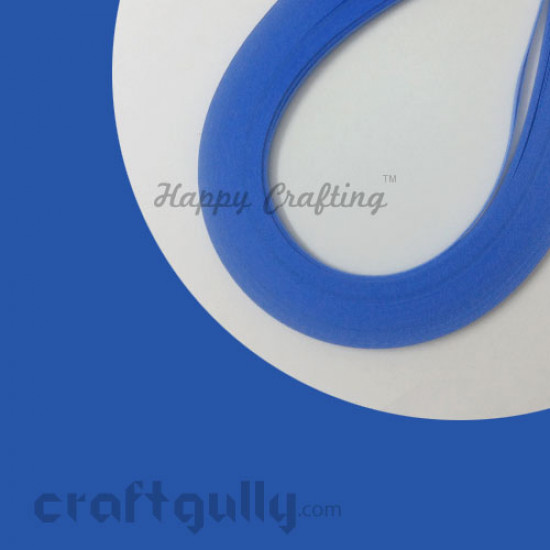 Quilling Strips 1mm Sea Blue #2 - 17Inch - 100 Strips