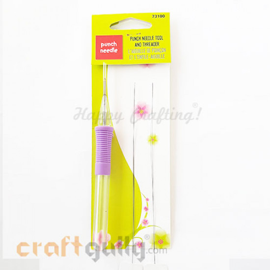 Punch Needle Tool & Threader - Pack of 1