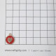 Enamel Charms 16mm - Heart #4 - Red - 2 Charms