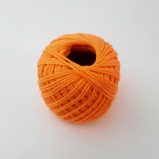 Crochet Thread 6 Ply Cotton - Orange - 10gms