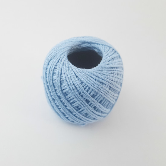 Crochet Thread 6 Ply Cotton - Light Blue - 10gms