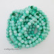 Mottled Glass Beads 6mm - Pastel Green - 1 String