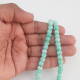 Mottled Glass Beads 6mm - Pastel Green - 1 String