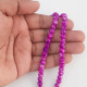 Mottled Glass Beads 6mm - Purple - 1 String