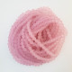 Glass Beads 8mm Round - Matte Trans. Baby Pink - 1 String / 100 Beads