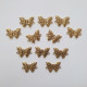 Connectors #116 - 21mm - 1/1 Rings Butterfly A. Golden - 12 Pcs