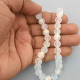 Glass Beads 8mm Round - Matte Frosted With Lustre - 1 String