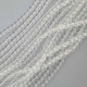 Glass Beads 6mm Round - Clear - 1 String