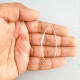 Earring Hooks 52mm - Flat V - Silver Finish - 5 Pairs