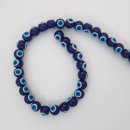 Turkish Multi Colour Evil Eye 18K Gold Enamel Beads Necklace Chain – ZIVOM