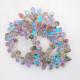 Glass Beads 13mm Rice / Rizo - Rainbow Lustre - 1 String