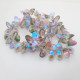 Glass Beads 13mm Rice / Rizo - Rainbow Lustre - 1 String