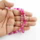 Glass Beads 6mm Round - Shaded Dark Pink - 40 Beads