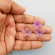 Acrylic Beads 17mm Flower #19 - Lilac - 100 Beads