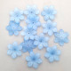 Acrylic Beads 24mm Flower #22 - Sky Blue - 30 Beads