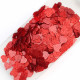 Sequins 8mm - Heart #15 - Glitter Red - 20gms