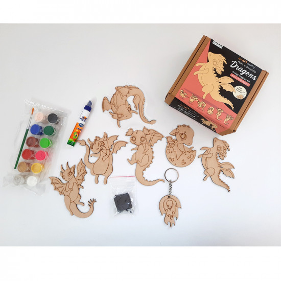 Fridge Magnets Kit - Dragons Theme