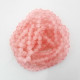 Glass Beads 8mm Round - Pastel Dual Baby Pink - 1 String / 100 Beads