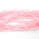 Glass Beads 8mm Round - Pastel Dual Baby Pink - 1 String / 100 Beads