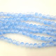 Glass Beads 8mm Round - Pastel Dual Blue - 1 String / 100 Beads