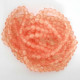 Glass Beads 8mm Round - Pastel Dual Orange - 1 String / 100 Beads