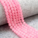 Glass Beads 8mm Round - Pastel Pink - 1 String / 100 Beads